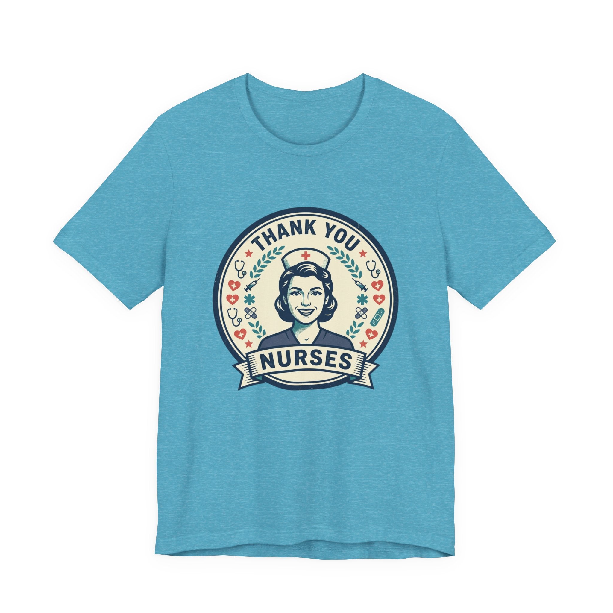 Thank You Nurses Graphic Tee — Retro Nurse Appreciation T‑Shirt