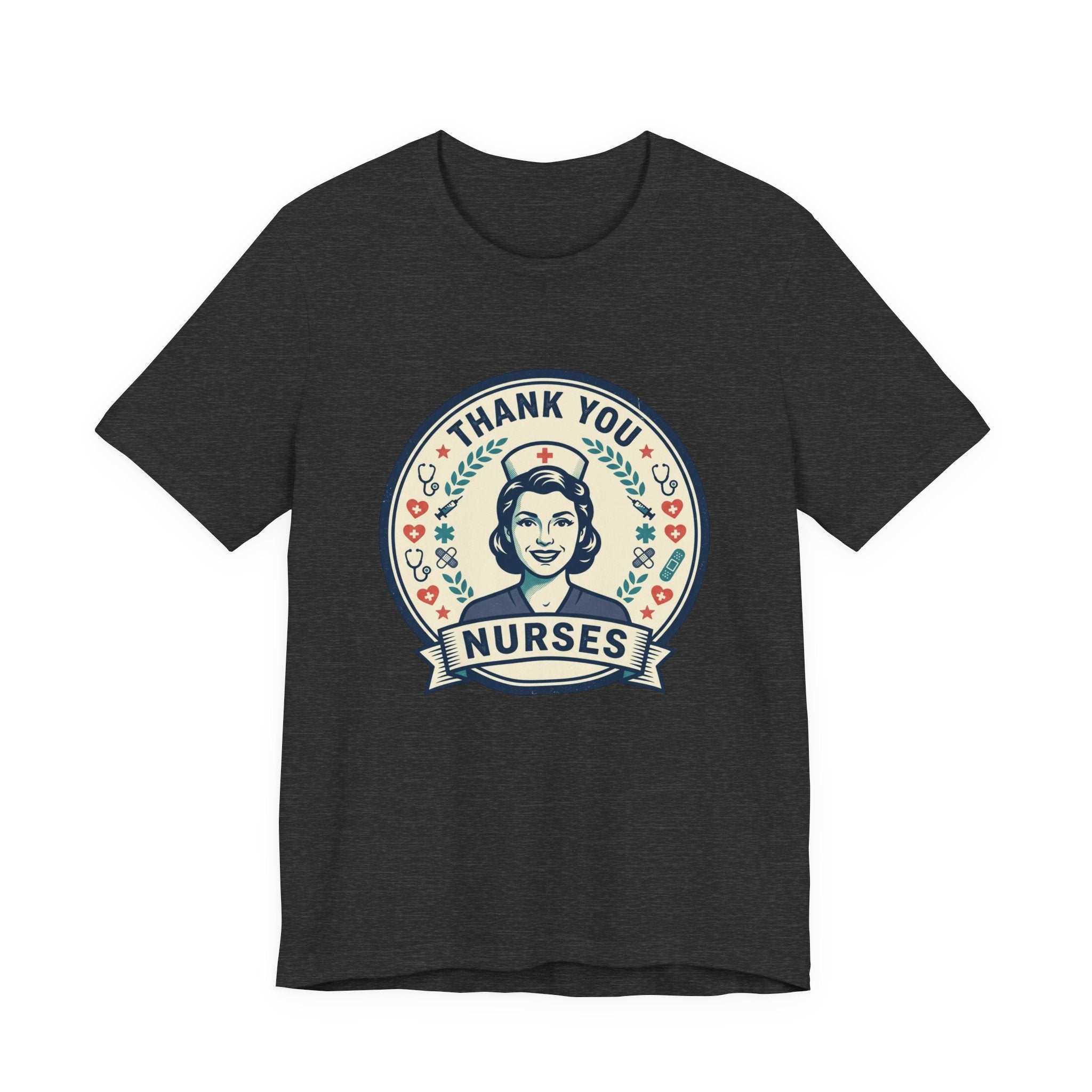 Thank You Nurses Graphic Tee — Retro Nurse Appreciation T‑Shirt