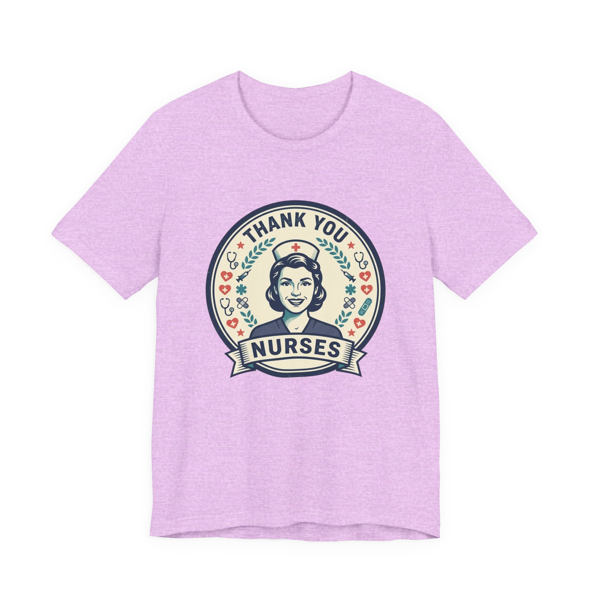 Thank You Nurses Graphic Tee — Retro Nurse Appreciation T‑Shirt