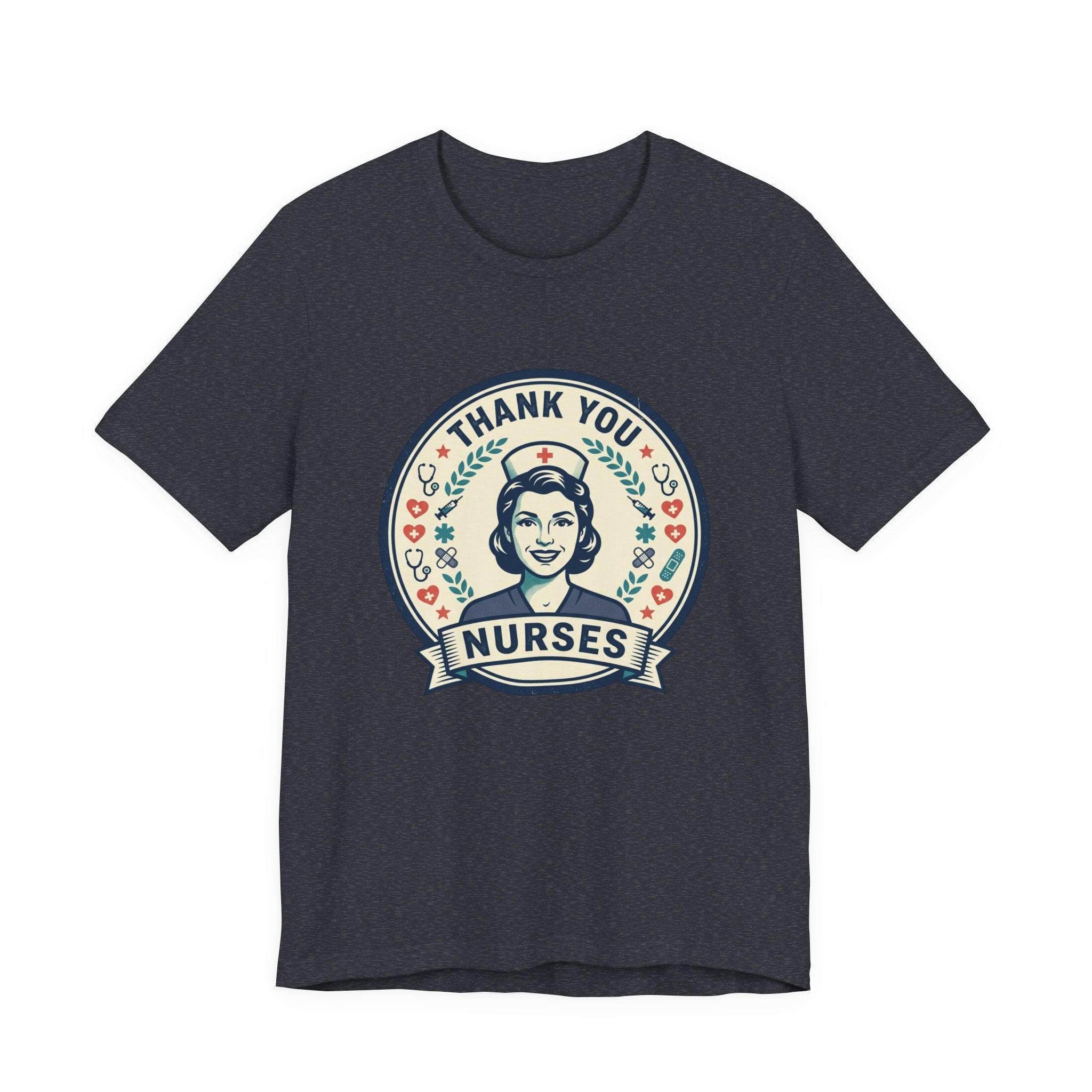 Thank You Nurses Graphic Tee — Retro Nurse Appreciation T‑Shirt